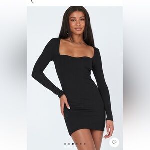 Princess polly Nolan mini dress black